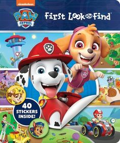 the paw patrol first look and find book