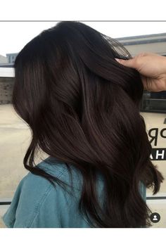 Dark Brunette Balayage Hair, Long Dark Brown Hair, Dark Brunette Hair, Brown Hair Looks, Brown Hair Inspo, Brunette Balayage