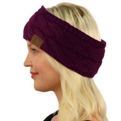 Trending and really popular, these head wraps are comfy and practical! They are perfect to heat you up on those cold days while still adding style to your outfit! Get these hot colors while they last! The versatility of these coz warm sherpa head wraps can be worn so many ways! Size: One Size.  Color: Purple.  Gender: unisex.  Age Group: adult. Fall Headbands, Knitted Headband, Ear Warmer Headband, Chunky Knit Blanket, Dress Gloves, Knit Mittens, Knitted Gloves, Head Wrap, Winter Knits