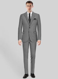 Every man should own a great suit, regardless of their age or how often they wear one. A good-looking suit is a versatile and multipurpose garment that can meet all their clothing needs. Tailored from a delicate wool blend fabric, this suit ensures total comfort and features a classic plaid style that creates a powerful impression. It can be worn for formal events like weddings or business meetings, making it a valuable addition to any wardrobe.   Look Includes    Shepherd's Plaid Wool Fabric Every Man Should Own, Wool Suits, Custom Suits, Custom Suit, Plaid Fashion, Wool Suit, Every Man, Wool Plaid, Jacket Buttons