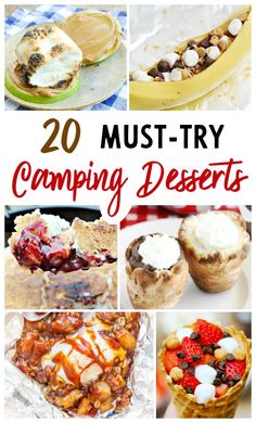 the top 20 must try camping desserts