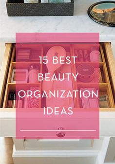 DIY: 15 beauty organization ideas for your makeup. Beauty Organization Ideas, Rangement Makeup, Beauty Organization, Décor Boho, Makeup Room, Organize Your Life, Décor Diy, Diy Makeup, Organization Bedroom