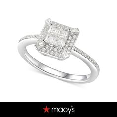 in stock Macy's Diamond White Promise Ring, Macy's White Diamond Anniversary Ring, Macy's Diamond Ring With Vs Clarity For Promise, Cubic Zirconia Rings, Mens Cologne, Mens Gift Sets, Halo Rings, Eyeshadow Makeup, Baby Clothes Shops