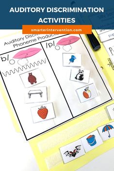 an activity for children to learn how to read and write