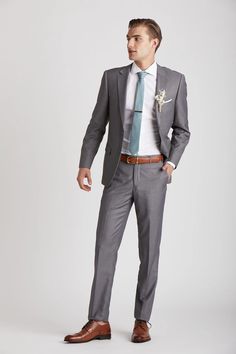 Grey Groomsmen, Mens Suit Colors, Interchangeable Wardrobe, Grey Tux, Gray Groomsmen Suits, Groomsmen Grey, Groomsmen Accessories, Light Grey Suits, Rose Bridesmaid Dresses