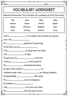 the worksheet for an english language workbook with words and pictures on it