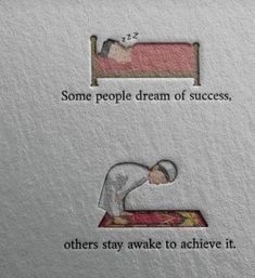 some people dream of success, others stay awake to achieve it by sleeping on the bed