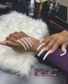 Long Curved Acrylic Nails Coffin, Atl Georgia, Nails Long Square, Nails Unique, Curved Nails, Pretty Toe Nails, Long Acrylic Nail Designs, Drip Nails, Ombre Acrylic Nails