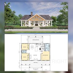 the floor plan for this small house is very large and has two levels to each level