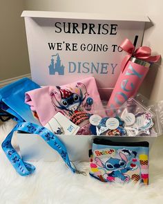 the disney merchandise is packed and ready to be bought for someone's special occasion