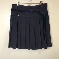 Reposhing This Item I Purchased From @Funandfinds. Loved It, But Ready To Rotate For Something New. Questions? Leave A Comment Below! Velvet Belt, Blue Corduroy, Corduroy Skirt, Kilt, Something New, Burberry, Womens Skirt, Size 10, Plaid