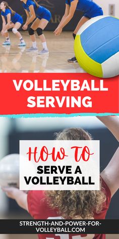 How to Serve a Volleyball Serving Techniques Volleyball, Middle School Volleyball Drills, How To Serve A Volleyball, Volleyball Rules, Volleyball Coaching