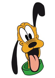 goofy the dog cartoon character with tongue out