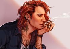 Anthony J Crowley, Crowley Fanart, Punk Baby, Stargate