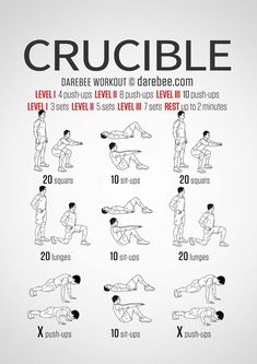 an exercise poster showing how to use the crouble exercises for men and women