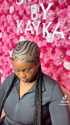 Stitch Braids With Design, Big Twist Braids Hairstyles, Cute Ponytail Hairstyles, Black Kids Braids Hairstyles, Lemonade Braids Hairstyles, Natural Hair Woman, Quick Braids