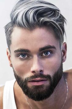 Versatile Haircut, Comb Over Fade, Comb Over Haircut, Popular Mens Hairstyles, Hairstyle Men, Long Gray Hair