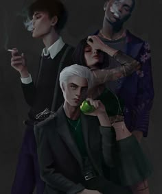 Slytherin Snake, Slytherin Vibes, Slytherin Gang, Hp Fanart, Draco And Hermione