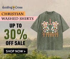 a t - shirt with the words, christian washed shirts up to 30 % off sale