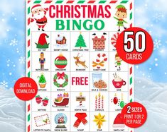 the christmas bingo game is available for all ages