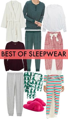 best sleepwear, pajama gift guide, sleepwear lougewear for women Pajama Gift, Fleece Pjs, Classy Coat, Pajamas Gift, Christmas Style, Holiday Style, Going Out Outfits, Fleece Pants