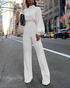 Collar Jumpsuit, Chique Outfits, Casual Jumpsuit, Looks Chic, Fashion 2020, Looks Style, Mode Inspiration