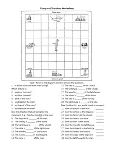 the worksheet for comparing different objects in an english language text is shown below