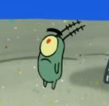 a cartoon character with an antenna on his head