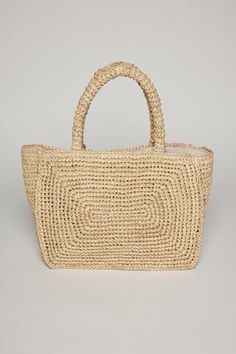 TINA STRAW TOTE BAG Chic Jute Shoulder Bag For Shopping, Casual Neutral Straw Bag For Vacation, Summer Shopping Crochet Bag With Rolled Handles, Casual Neutral Summer Straw Bag, Rectangular Neutral Bag For Summer, Neutral Rectangular Bag For Summer, Summer Neutral Rectangular Bag, Summer Rectangular Neutral Bag, Chic Rectangular Beach Bag With Rolled Handles