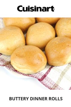 a plate full of buttery dinner rolls