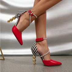 Brand New! - Luxe - Chic - Pointy Toe - Formal Item Takes 5-8 Business Days To Ship Bold Red Heels For Spring, Shoe Makeover, Fly Shoes, Break The Cycle, Cute Shoes Heels, Shoes World, Classy Shoes, Fancy Shoes, Red Bubble