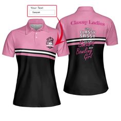 STYLE & COMFORT: Funny Bowling shirts for women are the perfect balance between style & comfort. Made from unique moisture-wicking technology, the shirt's fit keeps you feeling relaxed, fashionable all season long, and long-lasting for any outdoor activity. Also, you can wear Bowling Women Polo Shirt to relax or simply hang out with friends and family. PERFECT GIFTS FOR BOWLING LOVERS: If you are looking for simple yet cool women's Bowling shirts. See all our funny polo and crazy Bowling shirts Funny Bowling Shirts, Polo Shirt Design, Weekend Brunch, Sleeve Women, Bowling Shirts, Custom Shorts, Polo Shirt Women, Active Wear Outfits, Sleeves (women)