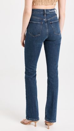 Favorite Daughter Valentina Super High Rise | Shopbop Fitted Dark Wash Flare Jeans With Five Pockets, Fitted Medium Wash Flare Jeans With Five Pockets, Fitted Cotton Jeans With Zip Fly, Classic Medium Wash Fitted Pants, Fitted Classic Medium Wash Pants, Classic Fitted Medium Wash Pants, Classic Fitted Dark Wash Flare Jeans, Classic Fitted Cropped Jeans For Work, Classic Fitted Medium Wash Flare Jeans