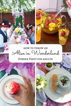 how to throw an alice in wonderland dinner party for adults