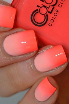 Orange Nail Designs, French Pedicure, Gel Pedicure, Orange Nail, Video Makeup, Nagellack Trends, Summer Nail Designs, Coral Nails