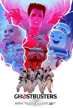 the movie poster for ghostbusters