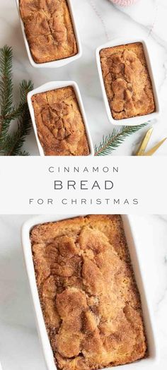 the best cinnamon bread recipe is made with just three ingredients and it's so good to eat