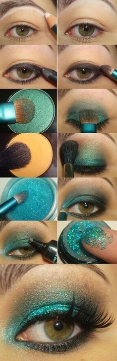 Extreme Make-up, Carnaval Make-up, Drag Make-up, Mermaid Cupcakes, Make Up Tutorials, Makeup Tip, Smink Inspiration, Beauty Make-up, Green Mermaid