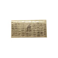 Our Money Wallet With Beetle Charm is the perfect wallet to store your money and bills. Choose from different colors and textures and has a beetle detail on the front.Size: Length: 6.69" Height: 3.14" Material: Embossed synthetic leather Gold plated Elegant Rectangular Coin Purse With Rfid Blocking, Elegant Rectangular Rfid Blocking Coin Purse, Luxury Rfid Blocking Rectangular Coin Purse, Travel Gold Coin Purse With Interior Card Slots, Travel Coin Purse With Card Slots In Gold, Travel Coin Purse With Interior Card Slots In Gold, Luxury Gold Bifold Wallet, Gold Bifold Coin Purse With Card Slots, Classic Gold Coin Purse For Daily Use