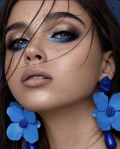 Catwalk Makeup, Extreme Makeup, Flower Makeup, High Fashion Makeup, Photoshoot Makeup, Makijaż Smokey Eye, Creative Makeup Looks, Glamour Makeup, Models Makeup