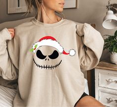 Disney Ugly Christmas Sweater, Jack Skellington Christmas, Christmas Jacket, Skeleton Hoodie, Christmas Jack Skellington, Minnie Christmas, Nightmare Before Christmas Jack, Mickey Mouse Christmas, Disney Gift