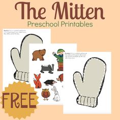 the mitten preschool printables