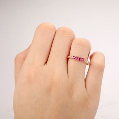 ※ Metal Type: Solid 14k Gold; ※ Stone: Natural Red Ruby ※ Center Carat Weight: Aprox. 0.20ctw ※ SKU: ESXR0004B-band ※ P.S.: *Shipped with beautiful ring box; *Directly price from Manufacturer, 1/3 the price from Jewelry Store; ※ Buy with Warranty: 1) 15 Days Money Back Guarantee; 2) Excellent Customer Service; 3) Free Shipping and insurance to WORLDWIDE; 4) Free Gift Box. ※ Contact Us if you need any of our service: 1) Ring Resizing; 2) Metal Change(9k/14k/18k White/Yellow/Rose Gold) 3) Engravin Stackable Ruby Ring In 14k Rose Gold, Ruby Ring In 14k Rose Gold With Round Shape, Red 14k Rose Gold Rings For Anniversary, Red Ruby Ring In 14k Rose Gold, Pink Gold Ruby Ring For Wedding, Wedding Pink Gold Ruby Ring, Red 14k Rose Gold Jewelry For Anniversary, Ruby Rings In Pink Gold For Wedding, Stackable Rose Gold Ruby Ring For Wedding