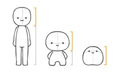 an image of the height of a person's head and body in three different positions