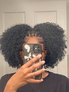 Curly Hair Slick Back Hairstyles, How To Slick Back 4c Hair, Slick Back On 4c Hair, Slick Back Type 4 Hair, Slick Back On 4b Hair, Black Hair Video, Healthy Black Hair, Curly Hair Types, Natural Hair Tutorials