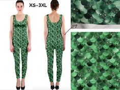 One Piece Cosplay, Women Jumpsuit, Green Mermaid, Fish Scale, Cosplay Halloween, Themed Birthday Party, Costume Cosplay