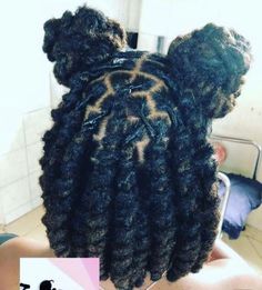 Loc Styles Medium Updo Women, Loc Ideas, Dreads Styles For Women, Locs Styles, Beautiful Locs