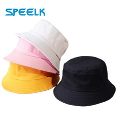 Brand Name: SpeelkApplicable Season: Spring and SummerMaterial: COTTONPattern Type: SolidDepartment Name: AdultOrigin: CN(Origin)Applicable Scene: OutdoorGender: UnisexFeature: Sun protectionTop Type: domeModel Number: H091Item Type: Bucket HatsStyle: CasualRelease Date: Spring2021Size: 54-58 cmWeight: 80 gName: Pure Color Sun Hats Women Men ChlidDesign: Parent-child DesignColor: 9 Colors as picture Cheap Yellow Bucket Sun Hat, Panama Hat Women, Panama Hat Men, Hunting Caps, Fishing Cap, Bucket Hat Style, Bucket Hat Summer, Bucket Hat Women, Bucket Cap