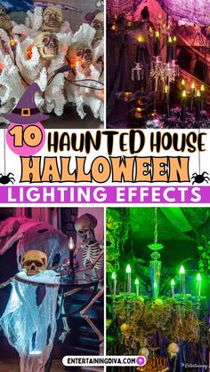 the top ten halloween lighting effects that you can use to decorate your home or office