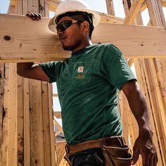 Custom construction worker shirts & industrial workwear for a low price, such as this Carhartt Workwear Pocket Short Sleeve T-Shirt. This durable construction shirt is perfect for construction worker uniforms, trucker work gear and more! Shop quality custom logo apparel and business promotional items at EZ Corporate Clothing. Made in USA. Price includes embroidery of your custom logo on the left chest above the pocket. Want to embroider elsewhere? Want to order more than a quantity of 36? Call us at +1 (877) 304-1899 and ask about customization options and cheaper, bulk order prices. Features: Durable 6.75-ounce, 100% cotton jersey knit 90/10 cotton/poly (Heather Grey) 60/40 cotton/poly (Carbon Heather, Dark Cobalt Blue Heather) Rib knit crewneck Tagless neck label Left chest pocket Side-s Industrial Workwear, Construction Shirt, Carhartt Workwear, Long Sleeves Polo, Lawn Equipment, Corporate Outfits, Work Gear, Construction Worker, Promotional Items